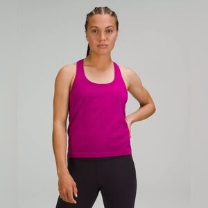 Lululemon swiftly tech racerback tank top 2.0 race length, size 4